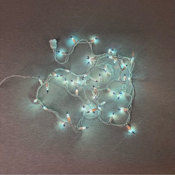 Target 11 Ft. White Corded 50 Blue Christmas Tree Lights - Picture 4 of 6